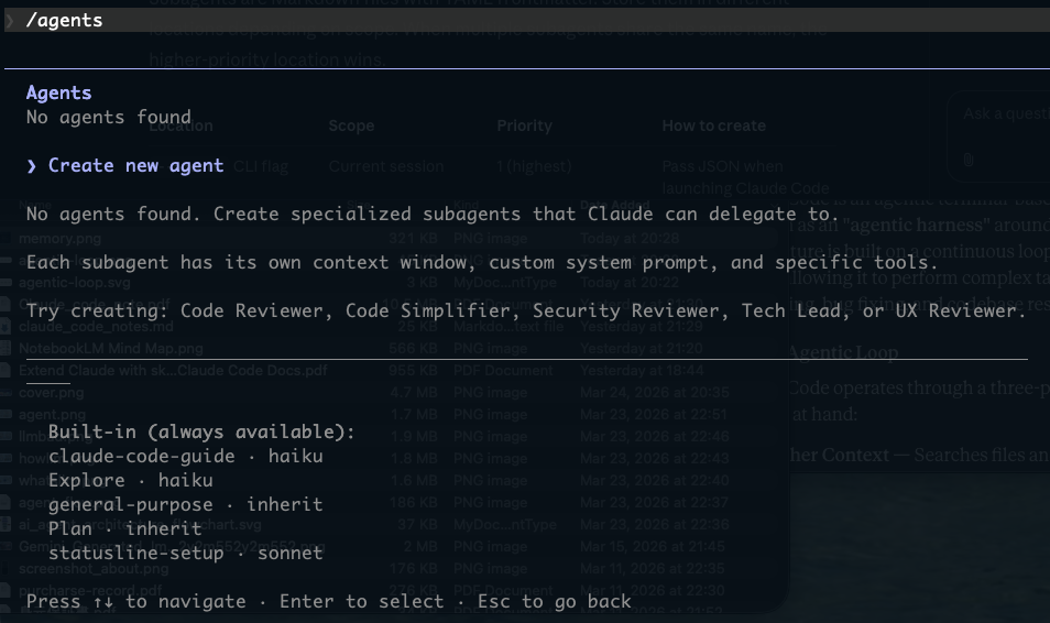 /agents to check/create sub-agents /agents to check/create sub-agents